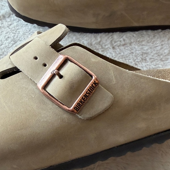 Birkenstock Men's Beige Slip-On Loafers - Picture 2 of 11